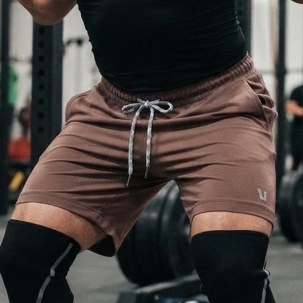 Vuori Kore Shorts Mens XXL Mahogany Red Brown Athletic Training Gym Workout‎